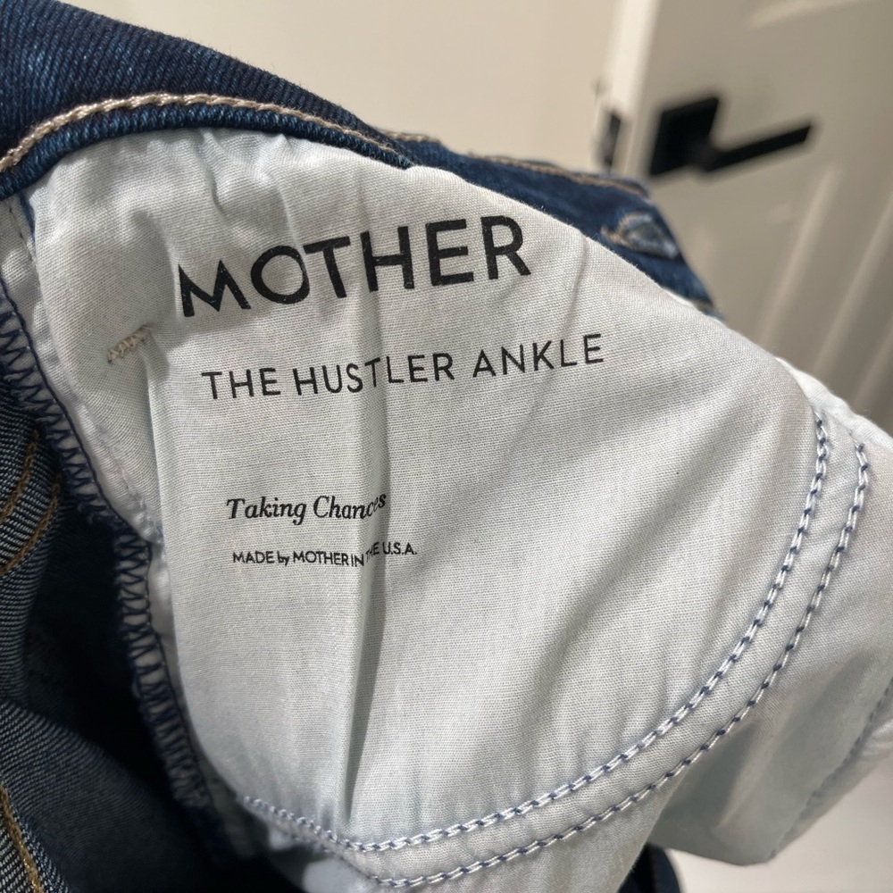 MOTHER Denim The Hustler Ankle Taking Chances Jeans Size 24 - Picture 6 of 7